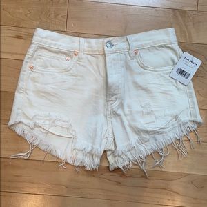 Free People High waisted shorts
